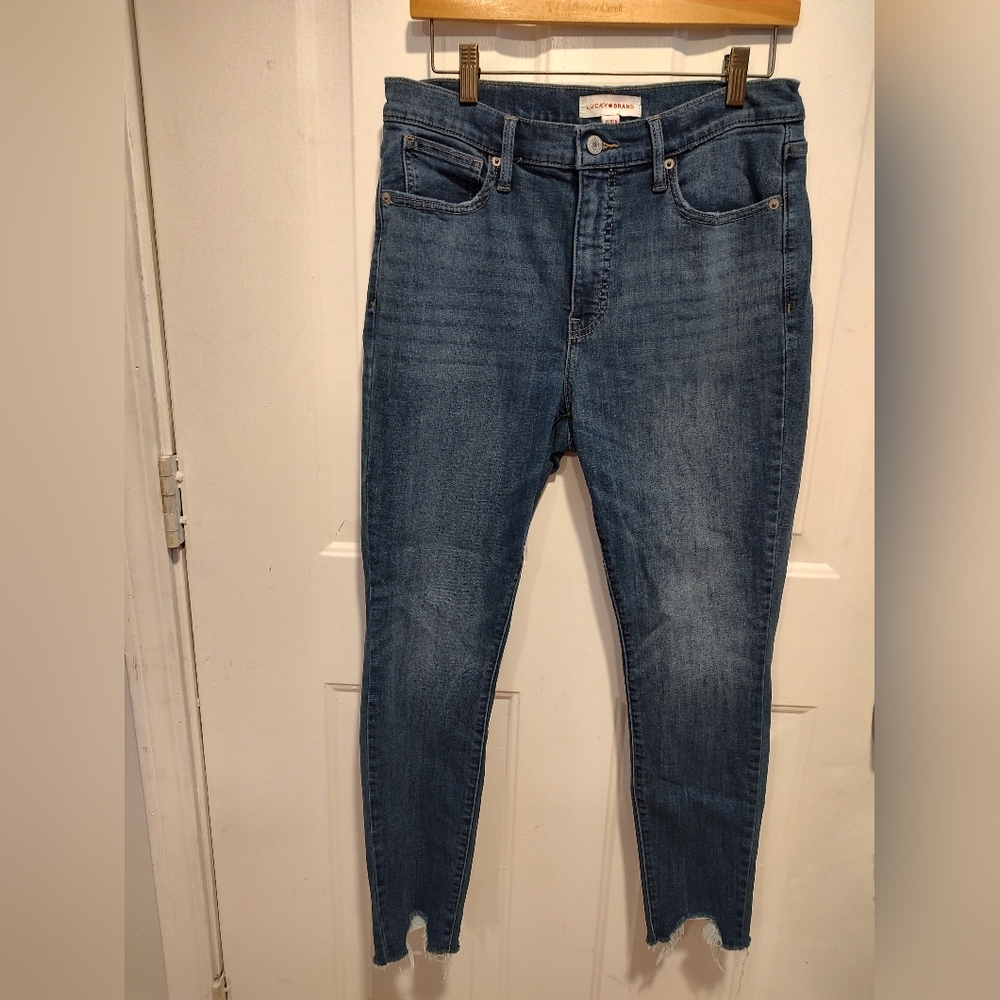 Lucky Brand Bridgette high rise skinny jeans 12/31